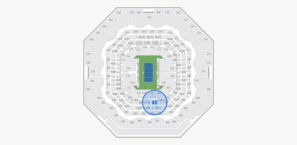 Arthur Ashe Stadium Seating Chart