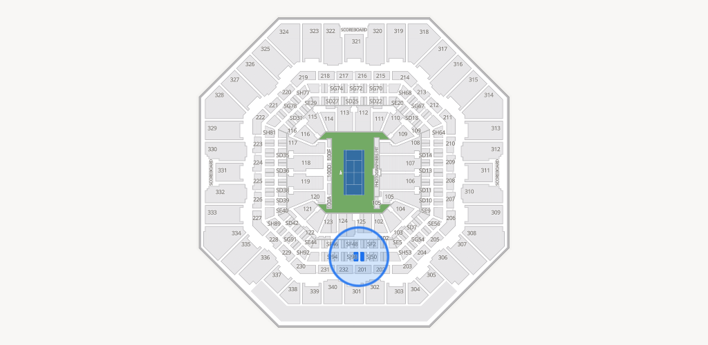 Arthur Ashe Stadium Seating Chart