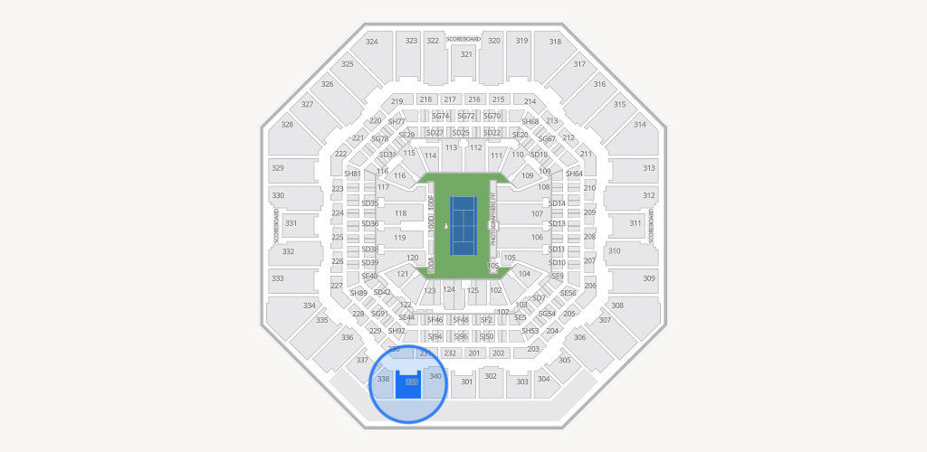 Arthur Ashe Stadium Seating Chart