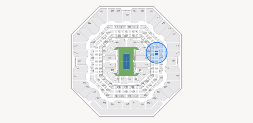 Arthur Ashe Stadium Seating Chart