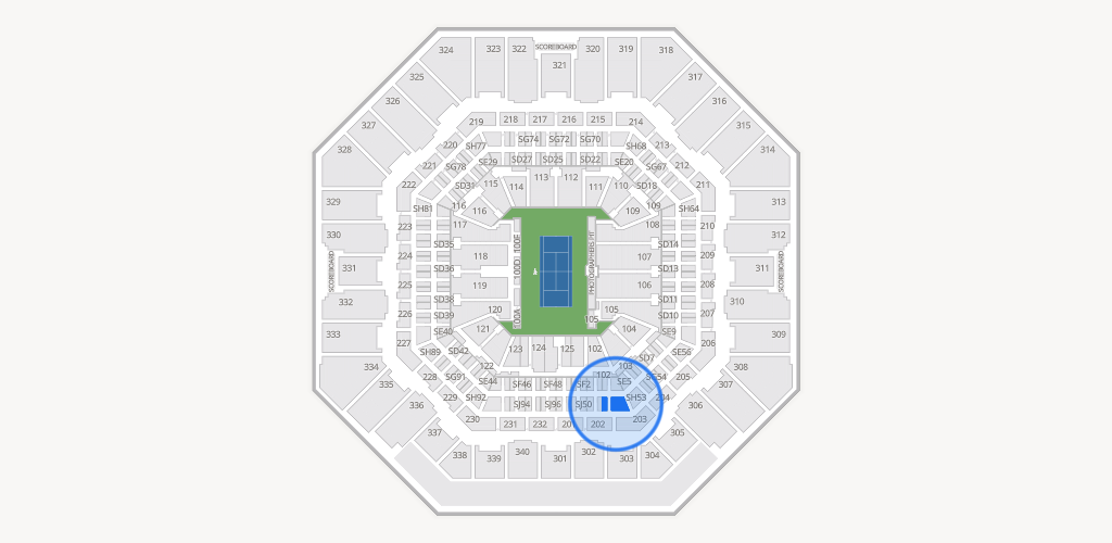 Arthur Ashe Stadium Seating Chart