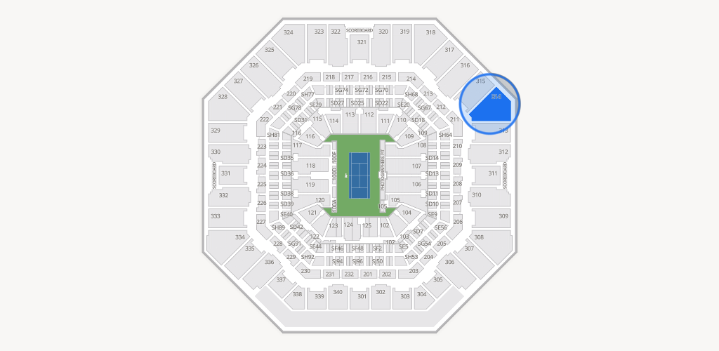 Arthur Ashe Stadium Seating Chart