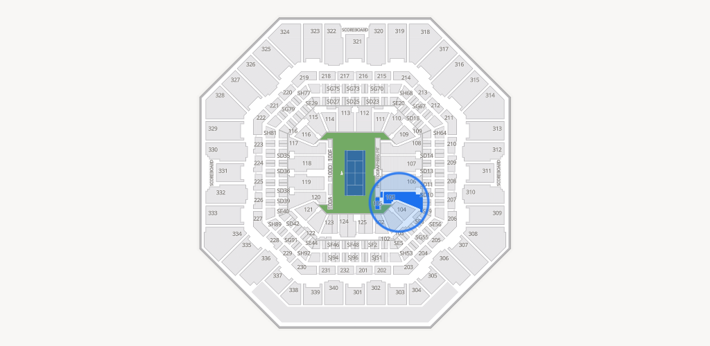 Arthur Ashe Stadium Seating Chart