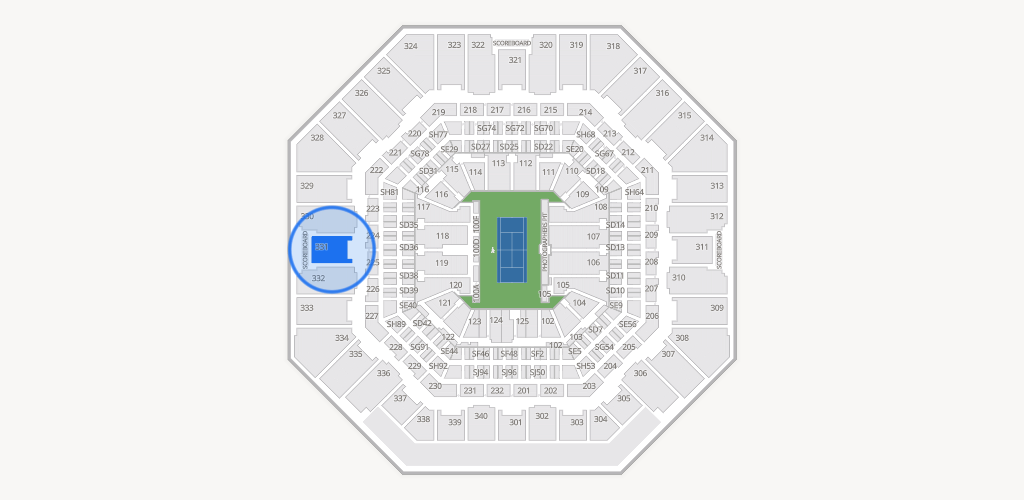 Arthur Ashe Stadium Seating Chart