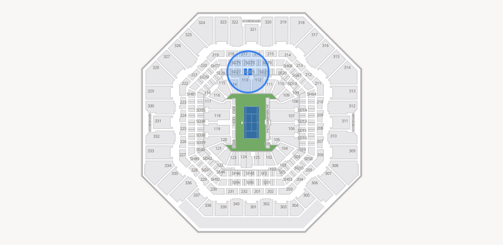 Arthur Ashe Stadium Seating Chart