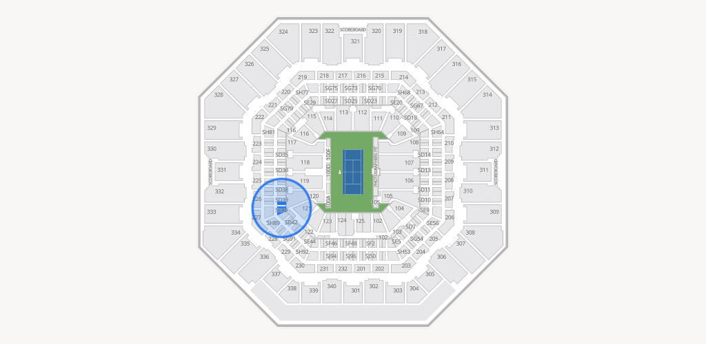 Arthur Ashe Stadium Seating Chart
