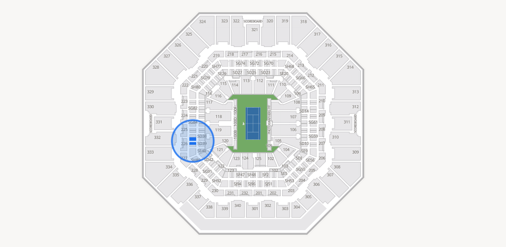 Arthur Ashe Stadium Seating Chart