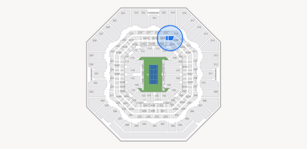 Arthur Ashe Stadium Seating Chart