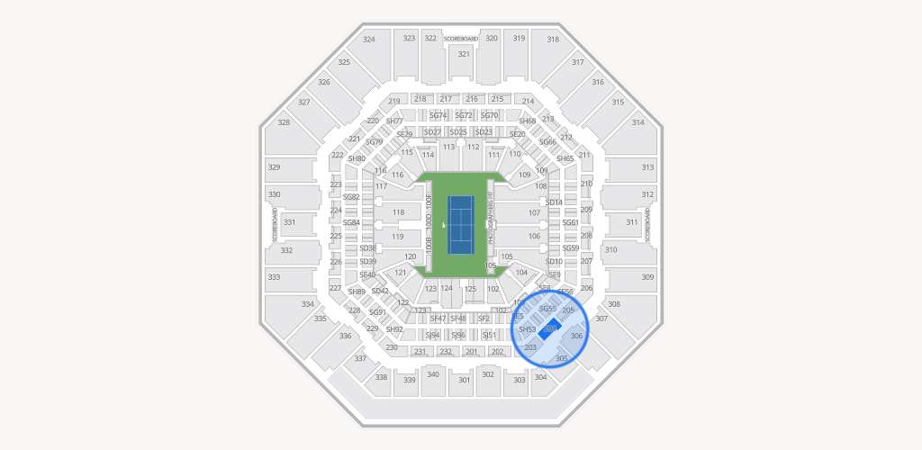 Arthur Ashe Stadium Seating Chart