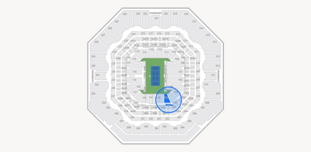 Arthur Ashe Stadium Seating Chart