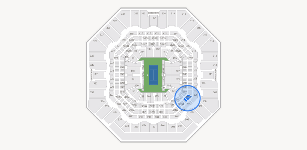 Arthur Ashe Stadium Seating Chart