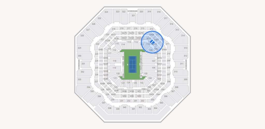 Arthur Ashe Stadium Seating Chart