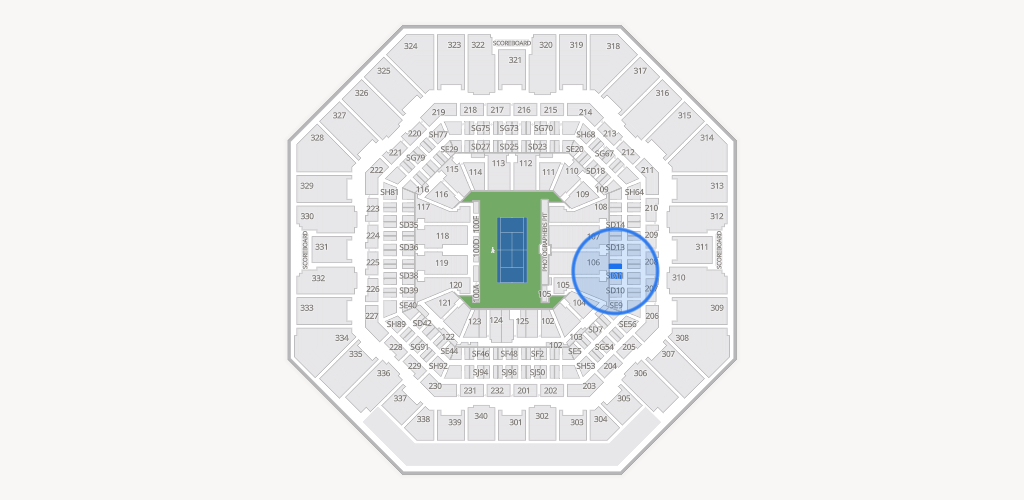 Arthur Ashe Stadium Seating Chart