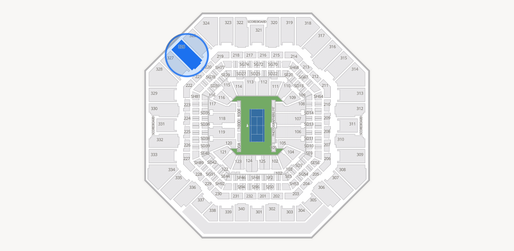 Arthur Ashe Stadium Seating Chart