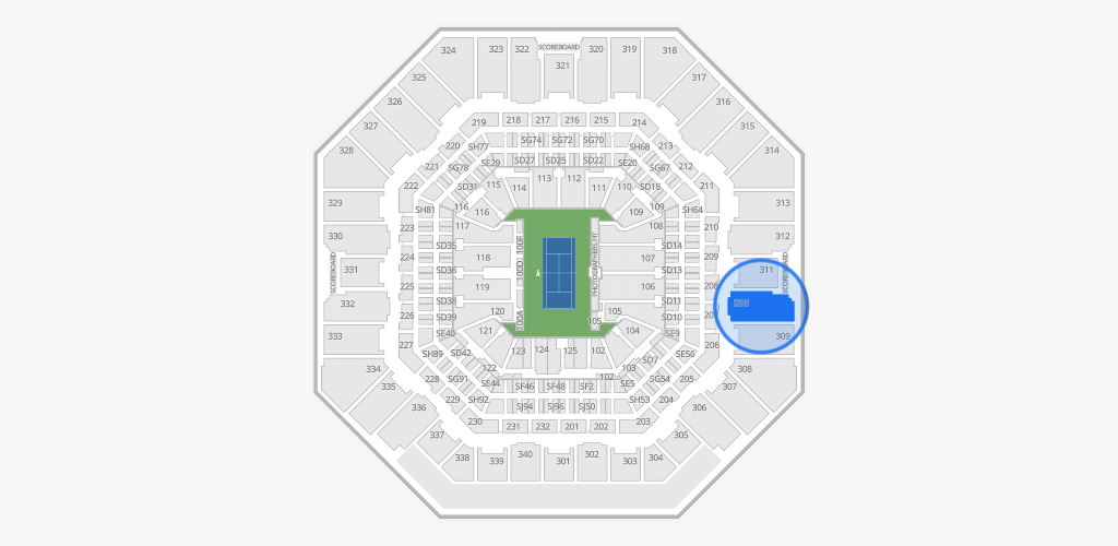 Arthur Ashe Stadium Seating Chart