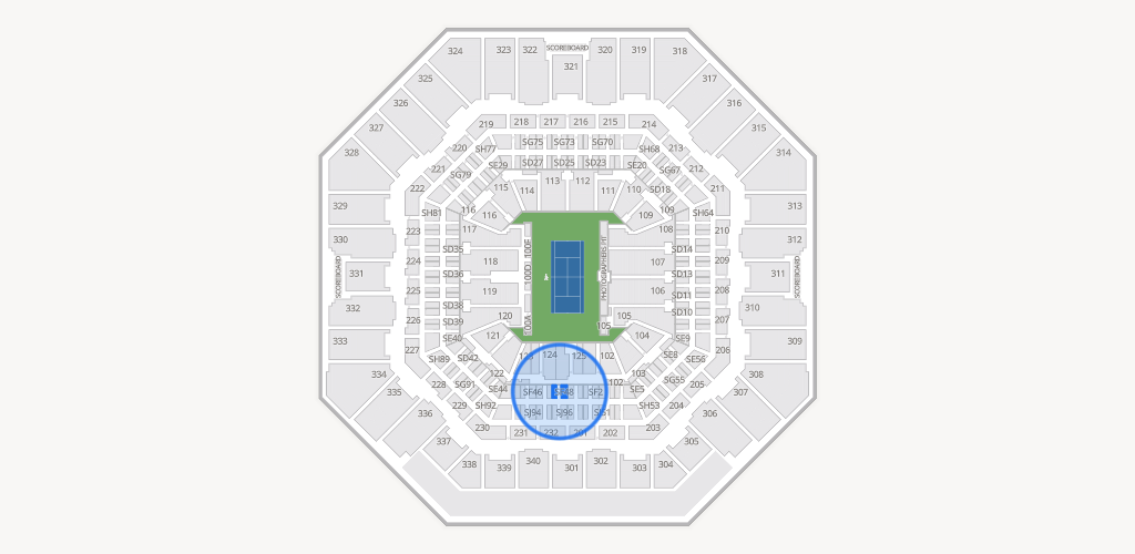 Arthur Ashe Stadium Seating Chart