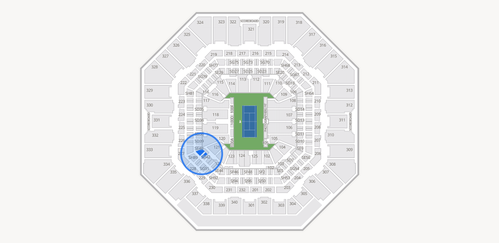Arthur Ashe Stadium Seating Chart