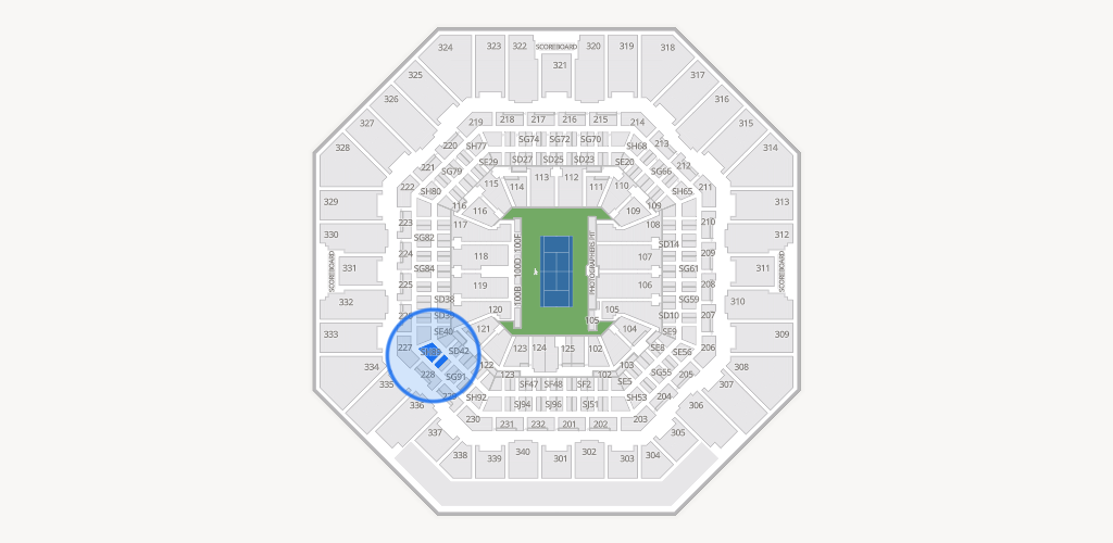 Arthur Ashe Stadium Seating Chart