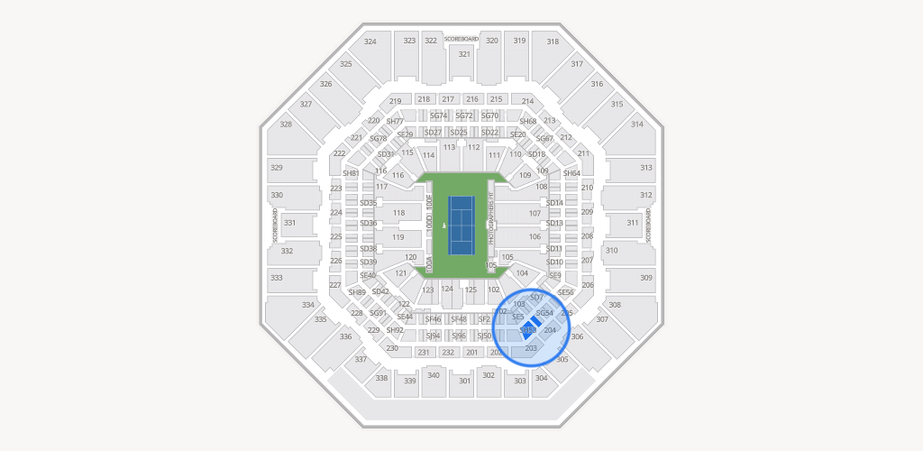 Arthur Ashe Stadium Seating Chart