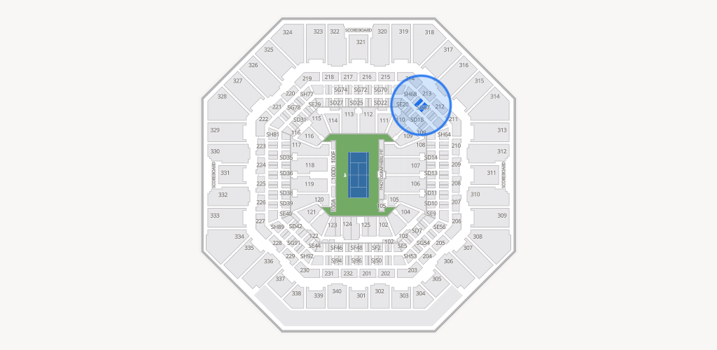 Arthur Ashe Stadium Seating Chart