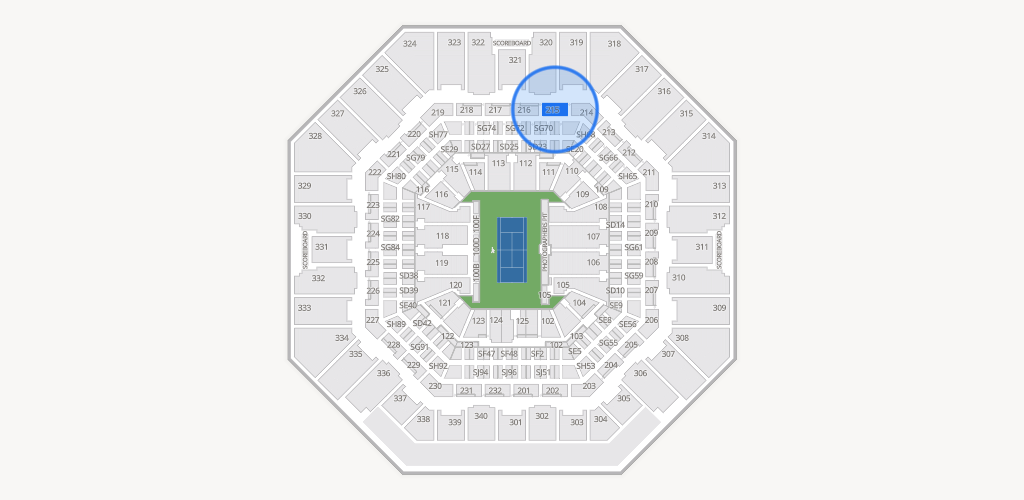 Arthur Ashe Stadium Seating Chart