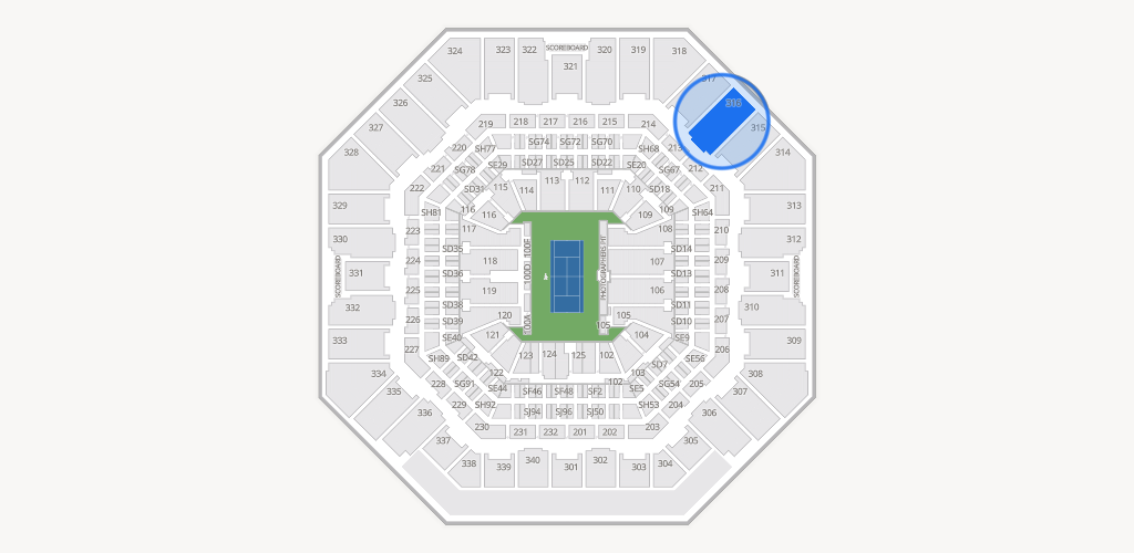 Arthur Ashe Stadium Seating Chart