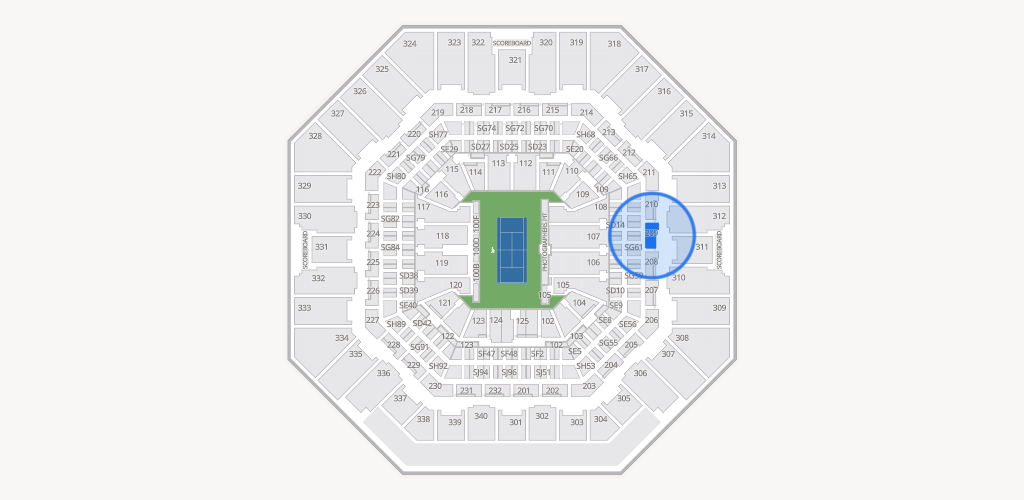 Arthur Ashe Stadium Seating Chart