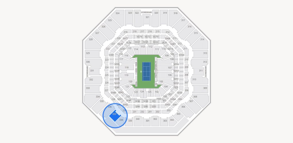 Arthur Ashe Stadium Seating Chart