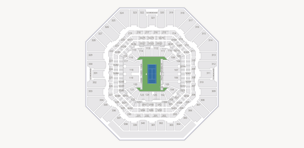 Arthur Ashe Stadium Seating Chart