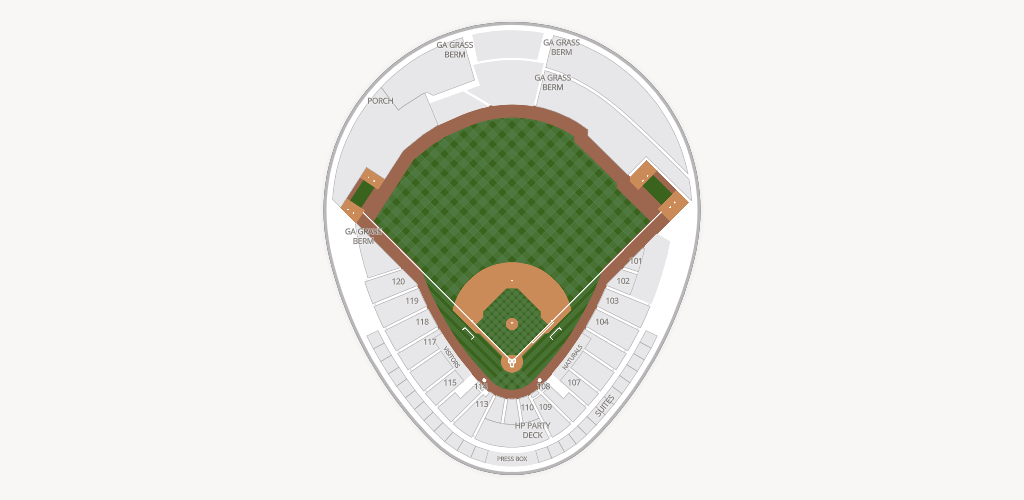 Arvest Ballpark Seating Chart
