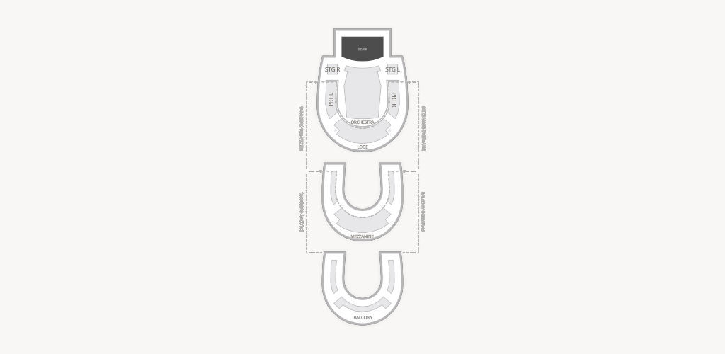 Asolo Historic Theater - Asolo Repertory Theatre Seating Chart