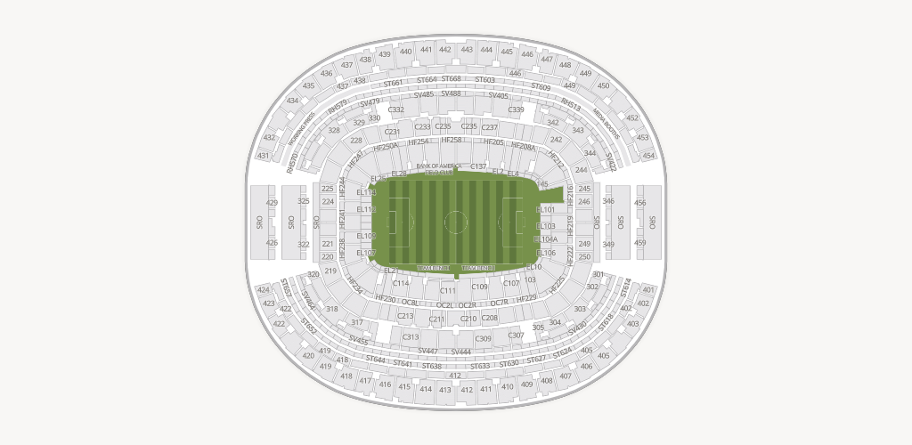 AT&T Stadium Seating Chart