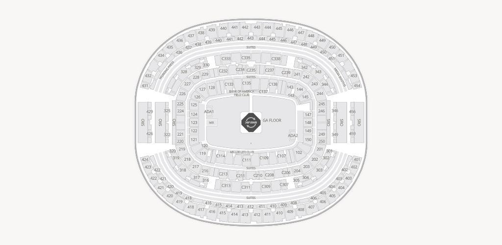 AT&T Stadium Seating Chart