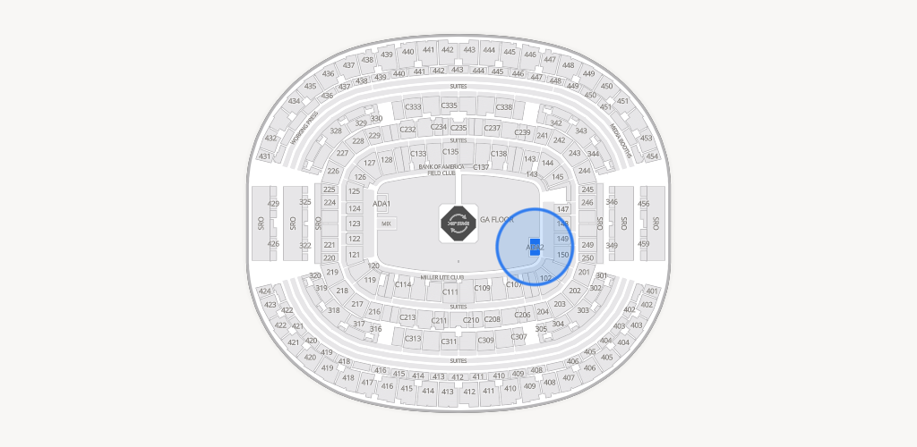 AT&T Stadium - Section Ada 2 Seat View | SeatGeek