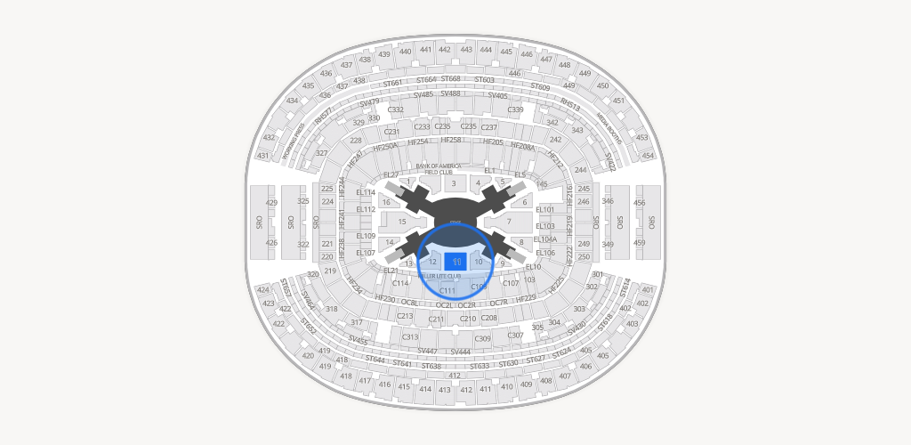 AT&T Stadium Seating Chart