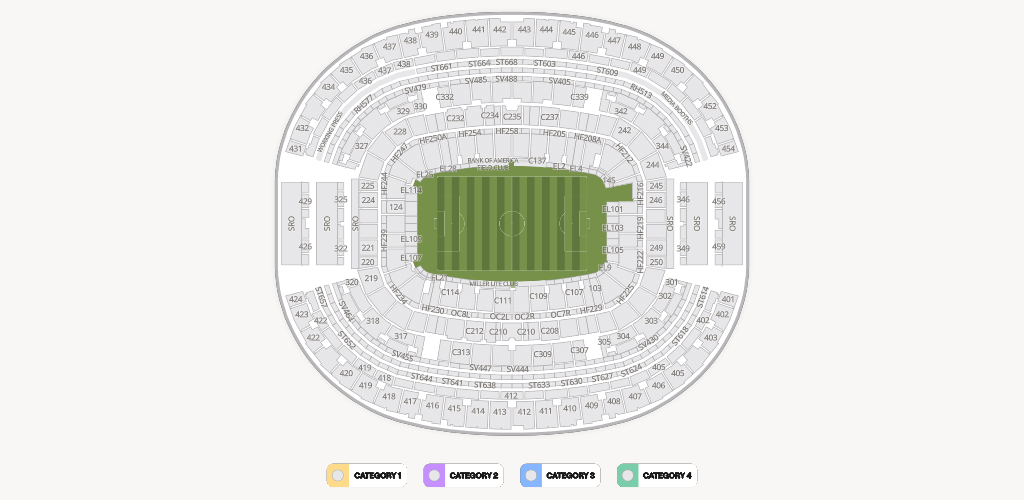 AT&T Stadium Seating Chart