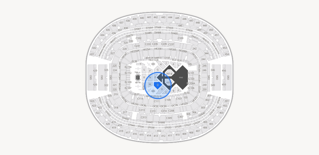 AT&T Stadium Seating Chart