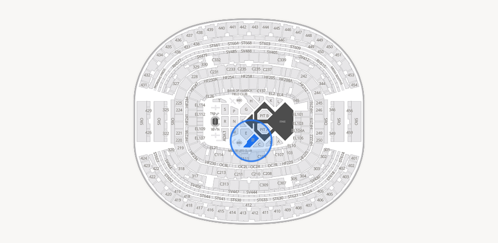 AT&T Stadium Seating Chart