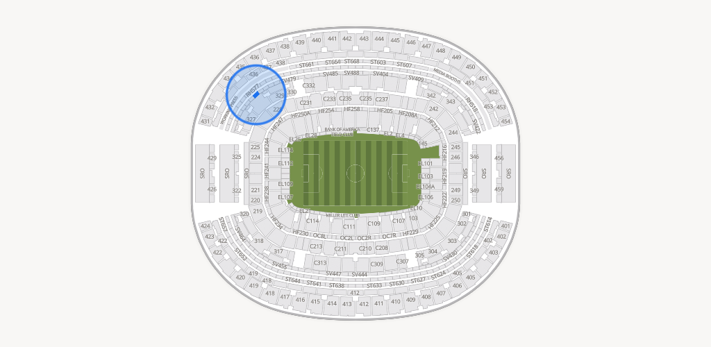 AT&T Stadium Seating Chart