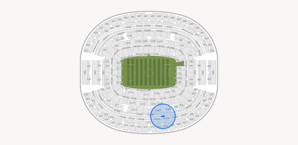 AT&T Stadium Seating Chart