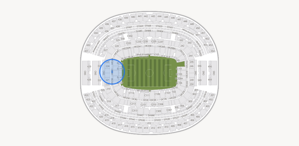 AT&T Stadium Seating Chart