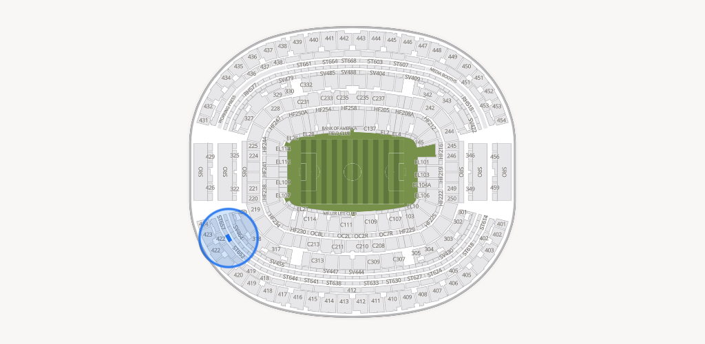 AT&T Stadium Seating Chart