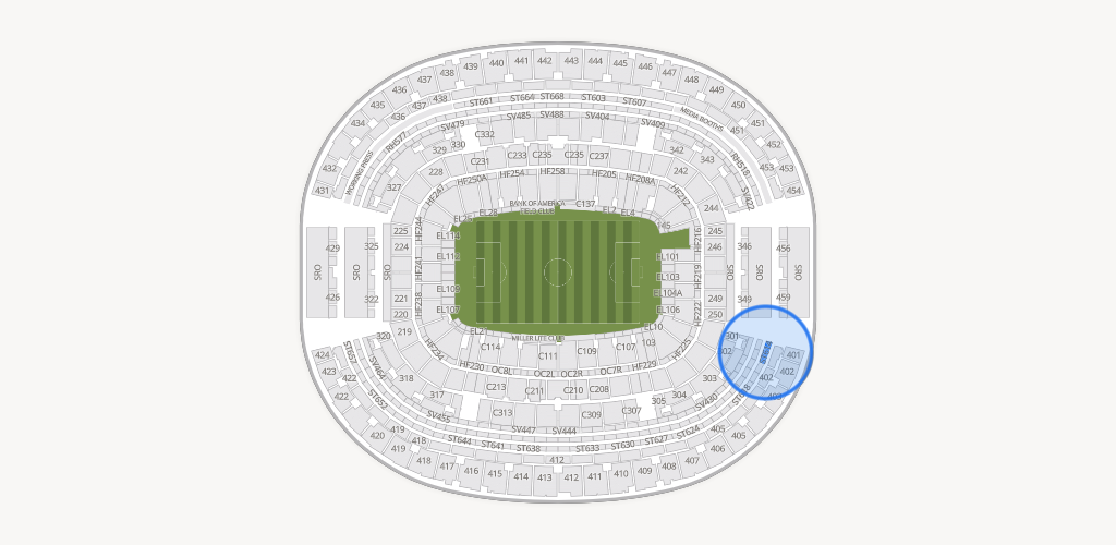 AT&T Stadium Seating Chart
