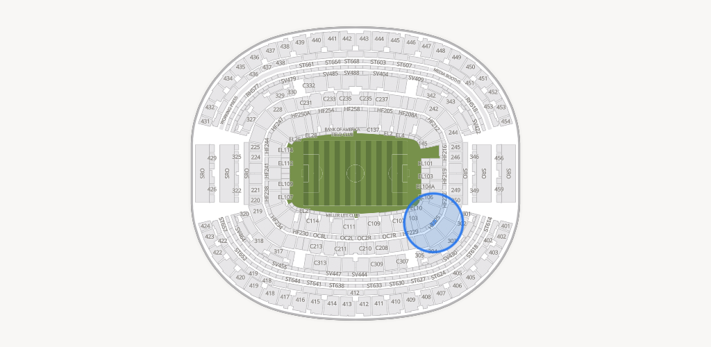 AT&T Stadium Seating Chart