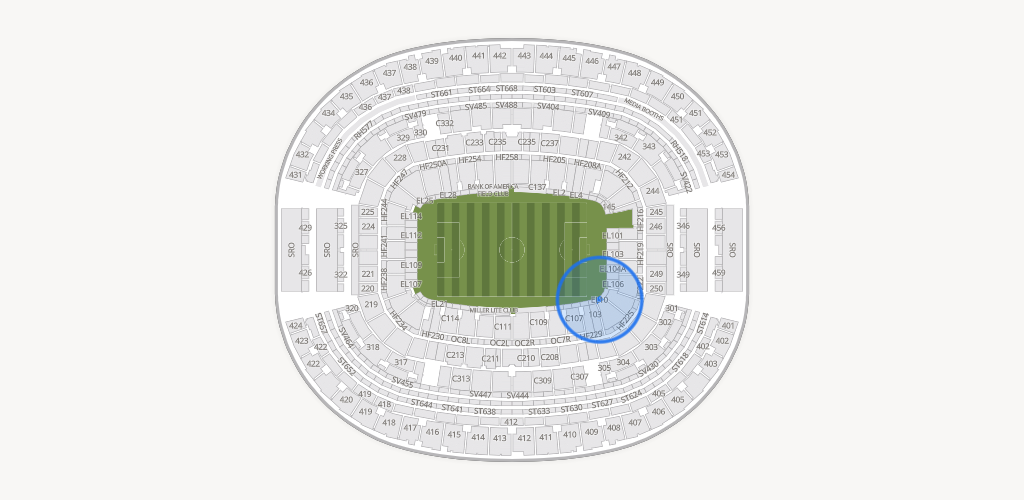 AT&T Stadium Seating Chart