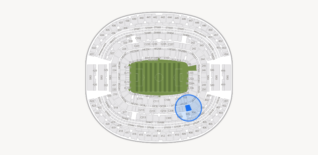 AT&T Stadium Seating Chart