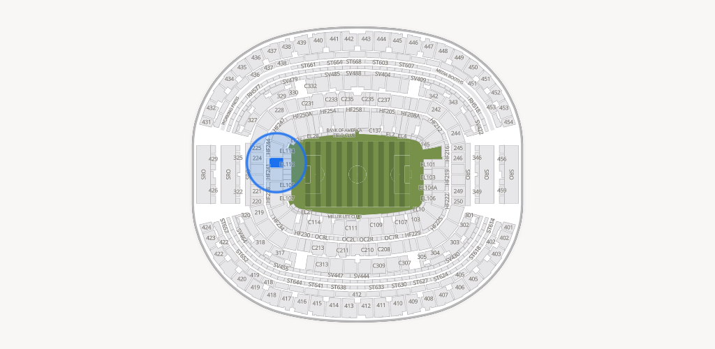AT&T Stadium Seating Chart