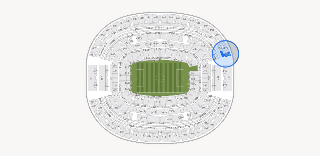 AT&T Stadium Seating Chart
