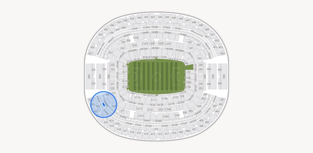 AT&T Stadium Seating Chart