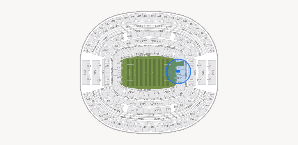 AT&T Stadium Seating Chart